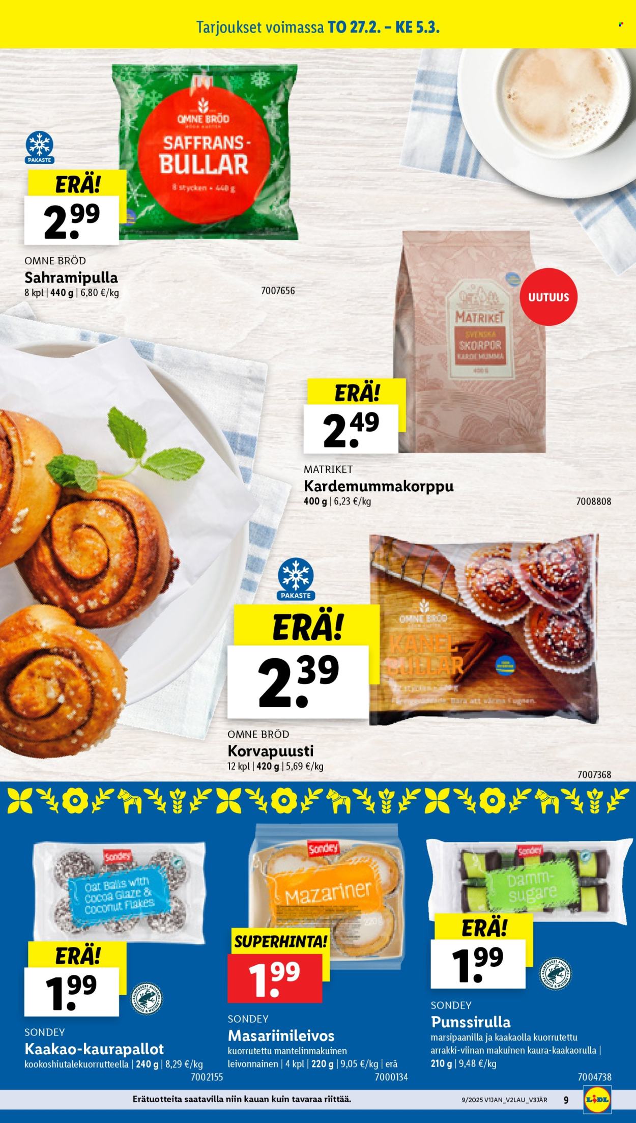 Lidl tarjoukset - 27.02.2025 - 05.03.2025. Sivu 9