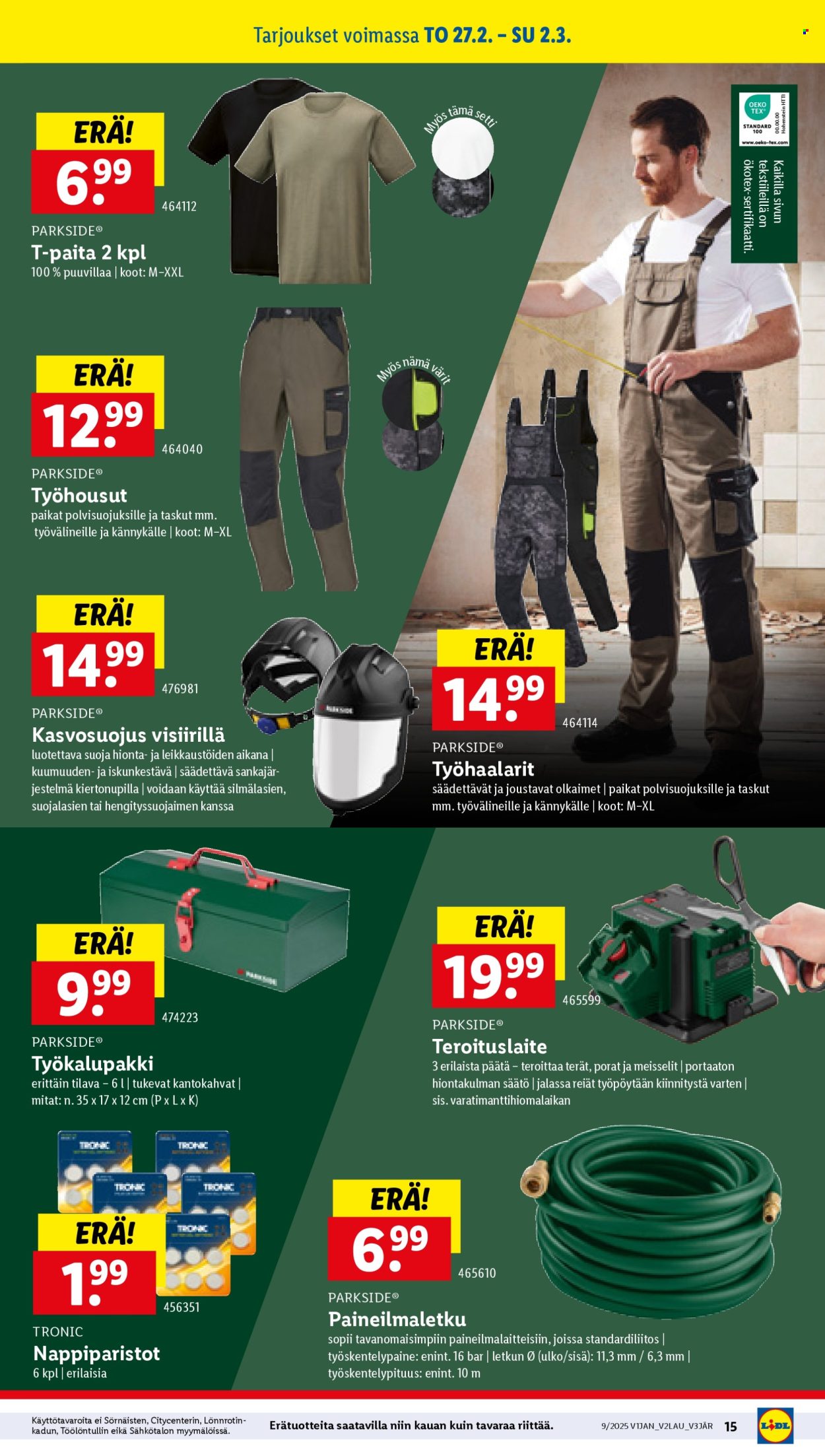 Lidl tarjoukset - 27.02.2025 - 05.03.2025. Sivu 15