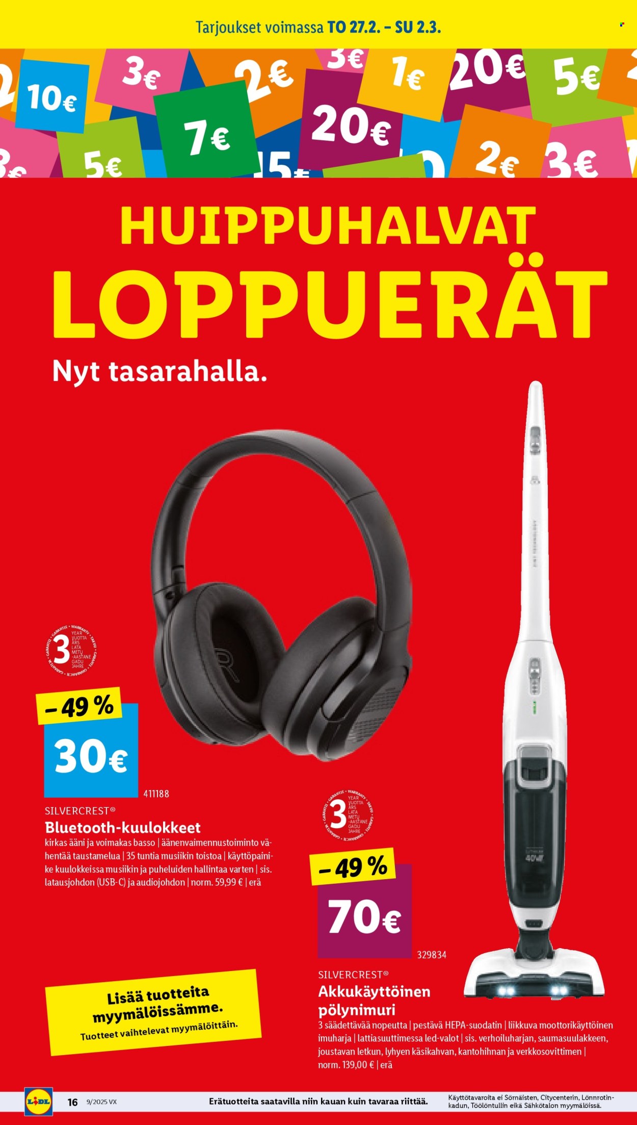 Lidl tarjoukset - 27.02.2025 - 05.03.2025. Sivu 16
