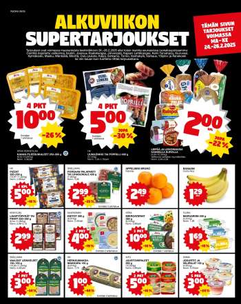Tokmanni tarjoukset  - 24.02.2025 - 26.02.2025.