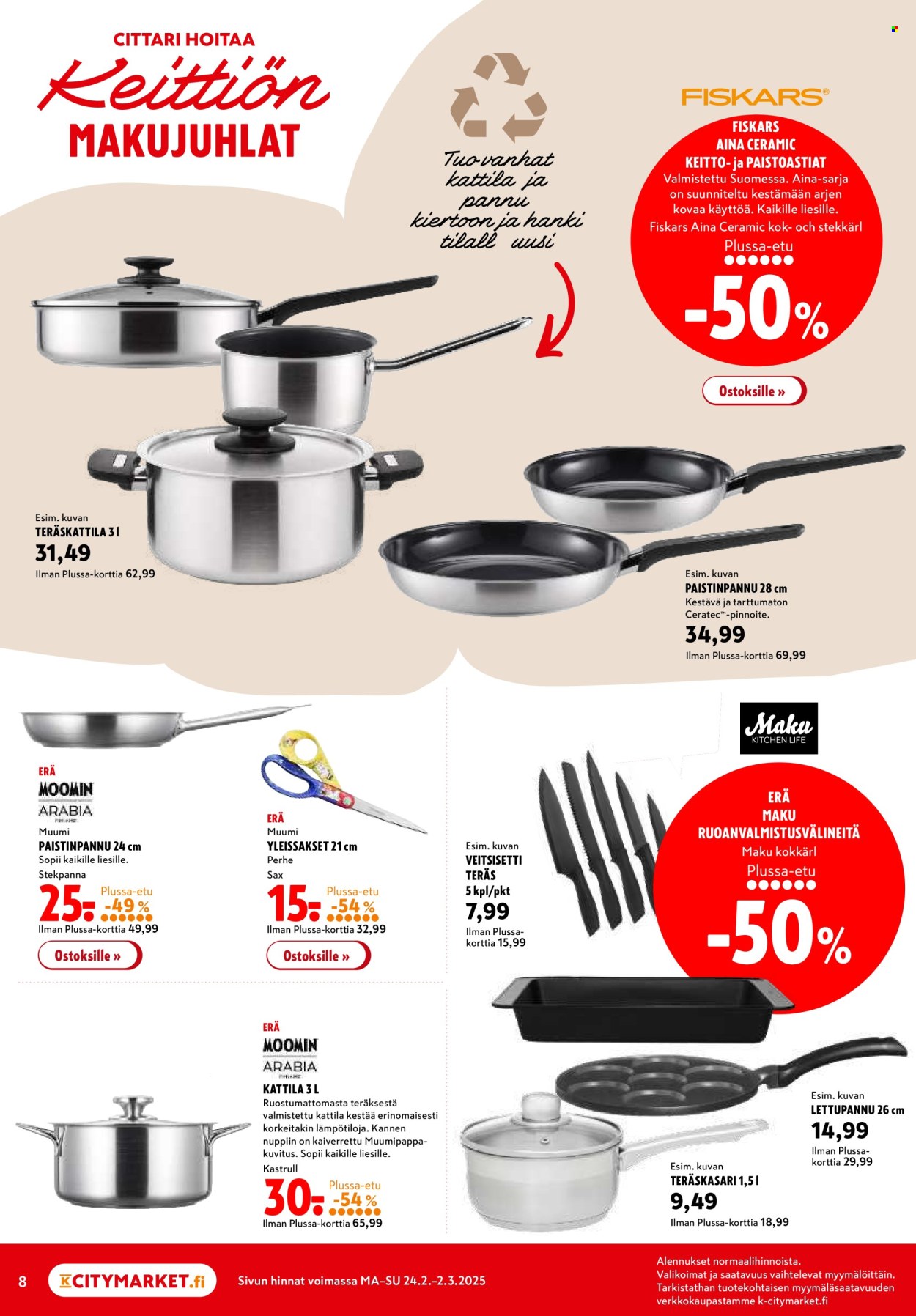 K-citymarket tarjoukset - 24.02.2025 - 02.03.2025. Sivu 8