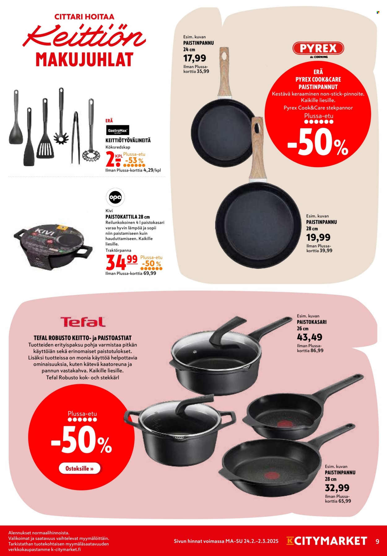 K-citymarket tarjoukset - 24.02.2025 - 02.03.2025. Sivu 9