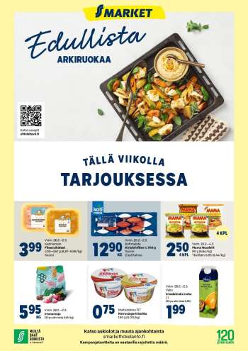 S-market tarjoukset  - 26.02.2025 - 02.03.2025.