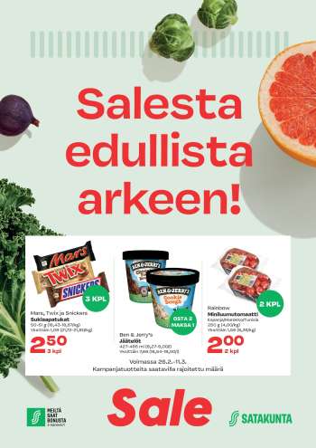 Sale tarjoukset  - 26.02.2025 - 11.03.2025.