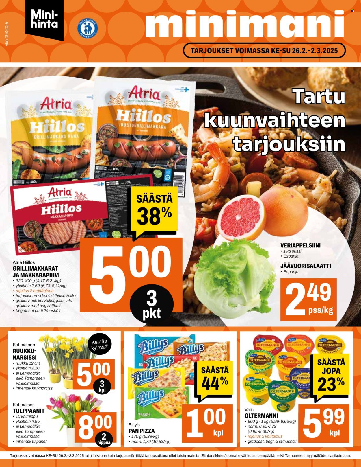 Minimani tarjoukset - 26.02.2025 - 02.03.2025. Sivu 1