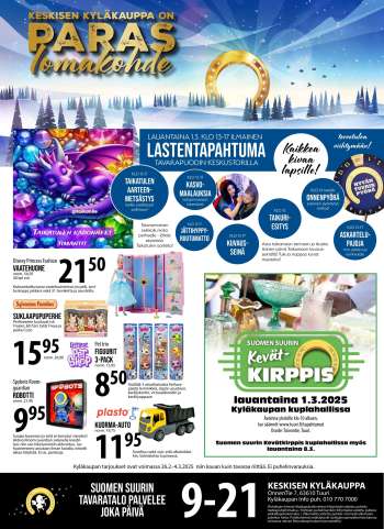 Tuuri tarjoukset  - 26.02.2025 - 04.03.2025.