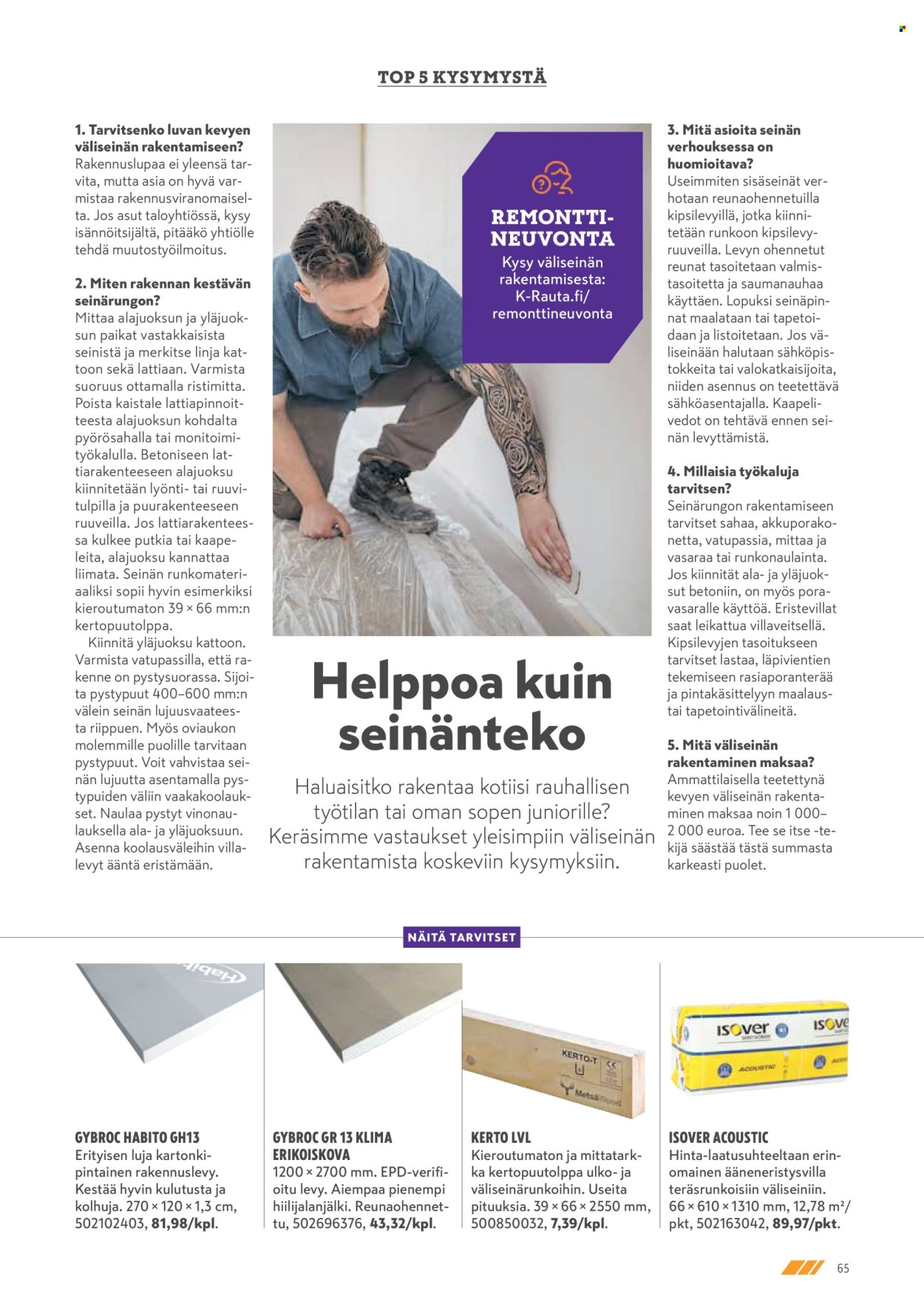 K-Rauta tarjoukset. Sivu 65
