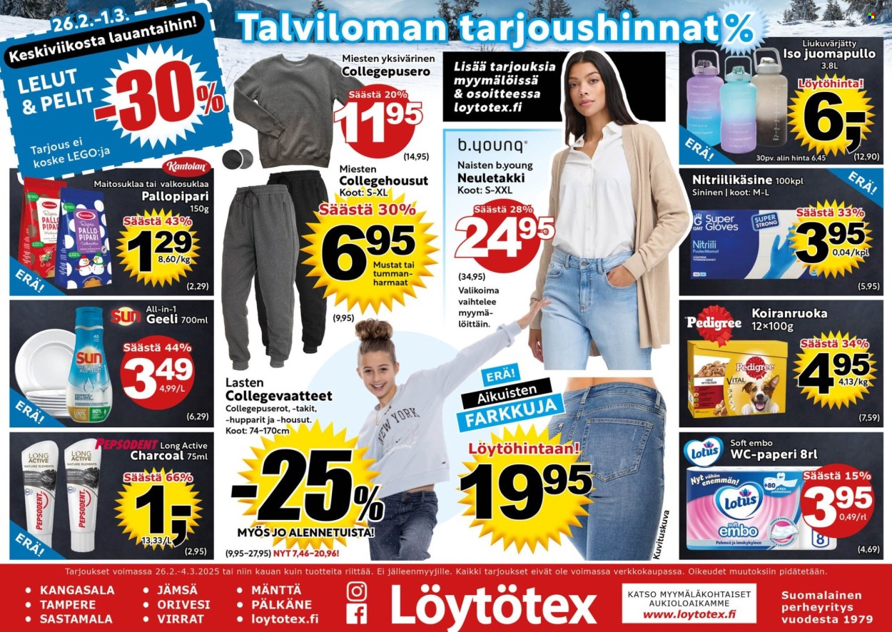 Löytötex tarjoukset - 26.02.2025 - 04.03.2025. Sivu 1