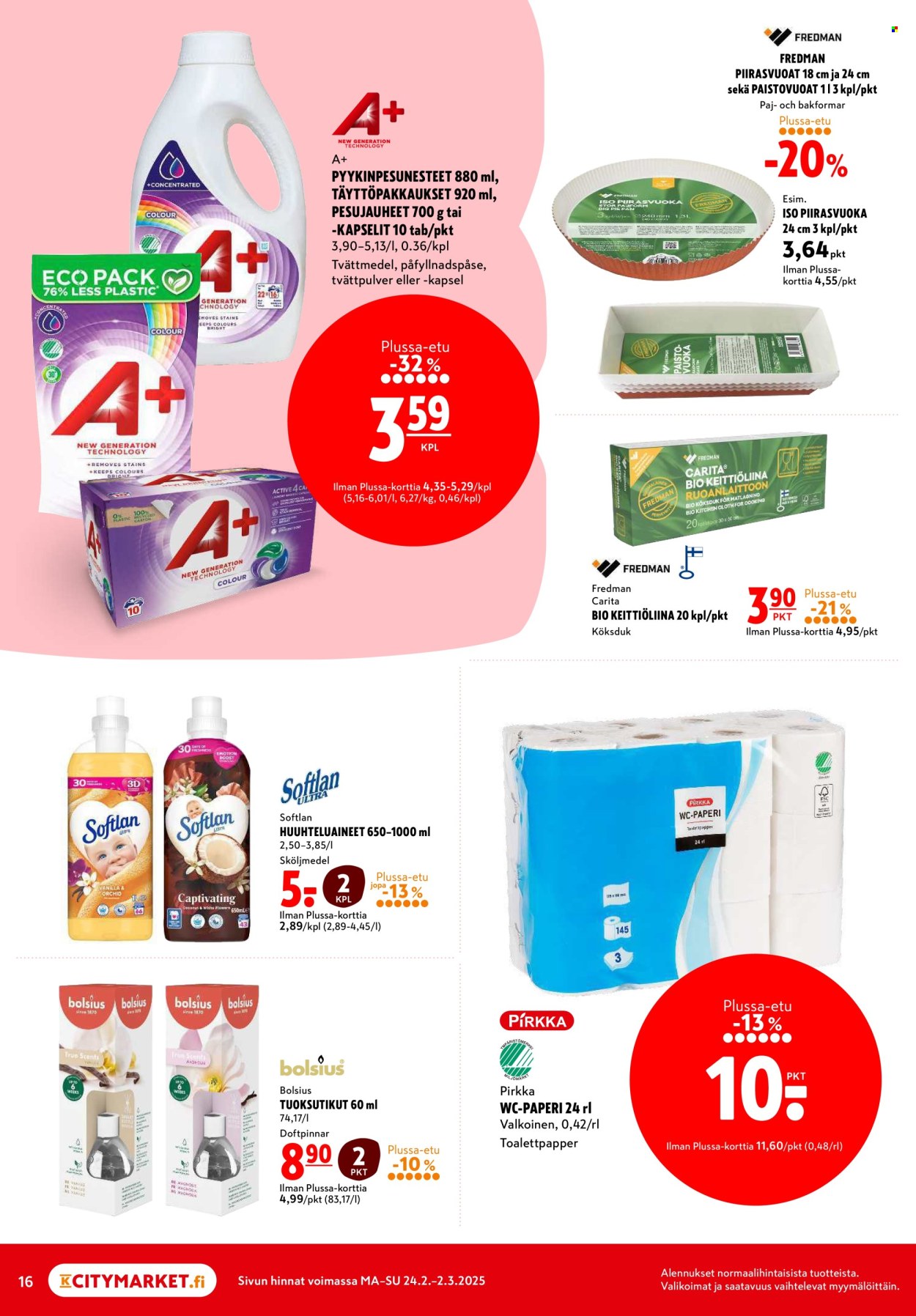 K-citymarket tarjoukset - 24.02.2025 - 02.03.2025. Sivu 16