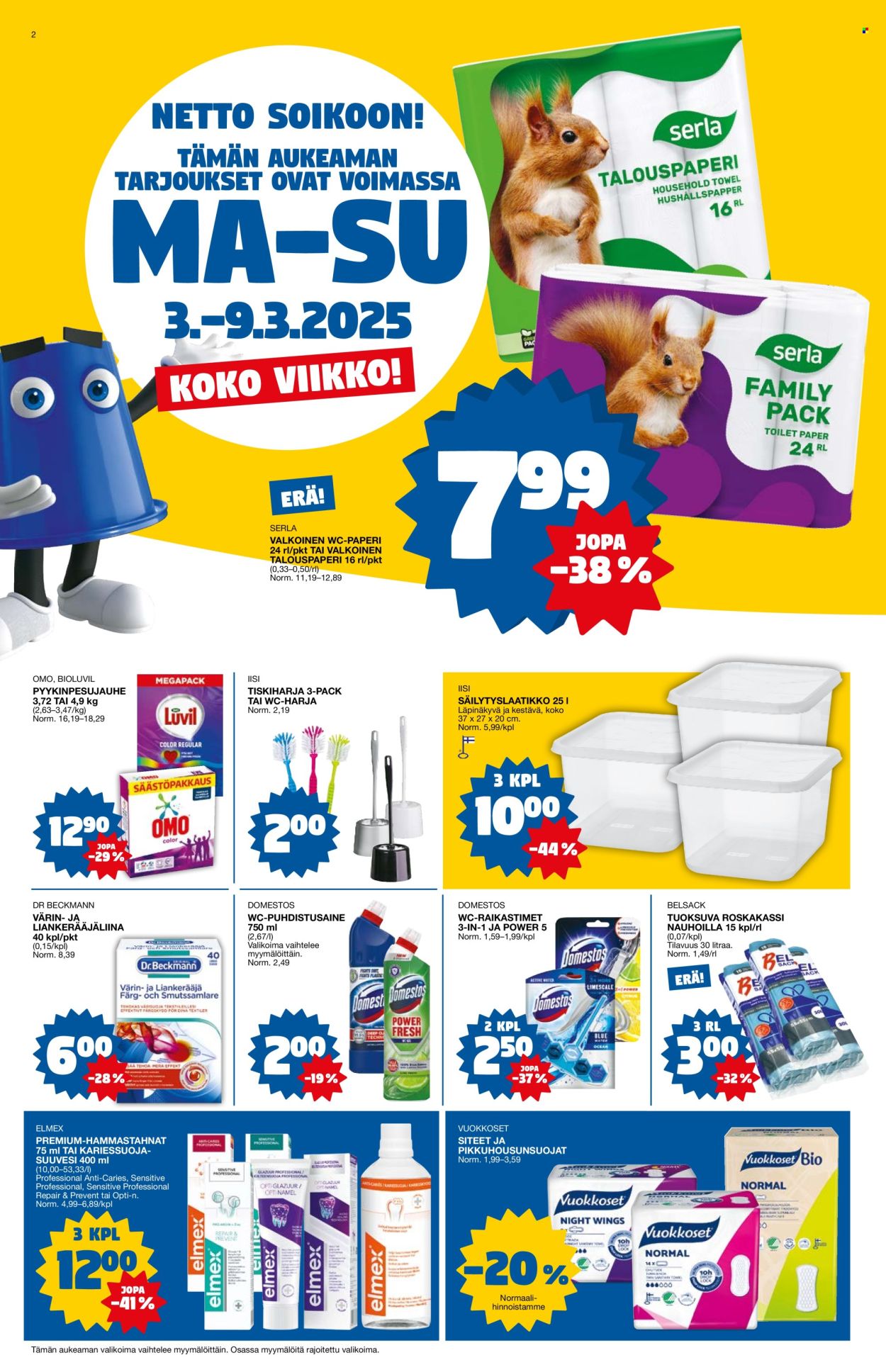 Tokmanni tarjoukset - 03.03.2025 - 09.03.2025. Sivu 2