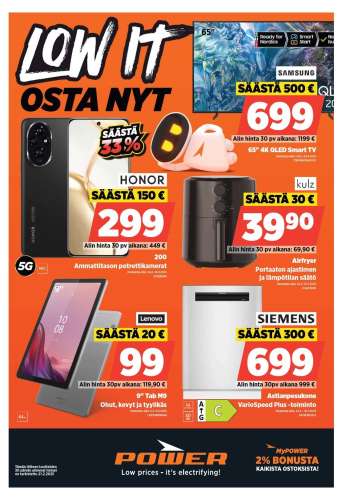 Power tarjoukset  - 03.03.2025 - 09.03.2025.