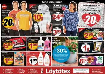 Löytötex tarjoukset  - 05.03.2025 - 11.03.2025.