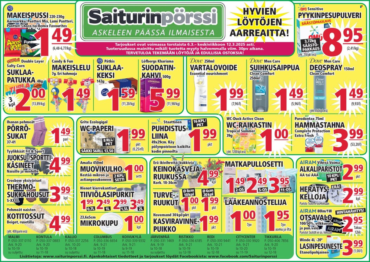 Saiturinpörssi tarjoukset - 06.03.2025 - 12.03.2025. Sivu 1