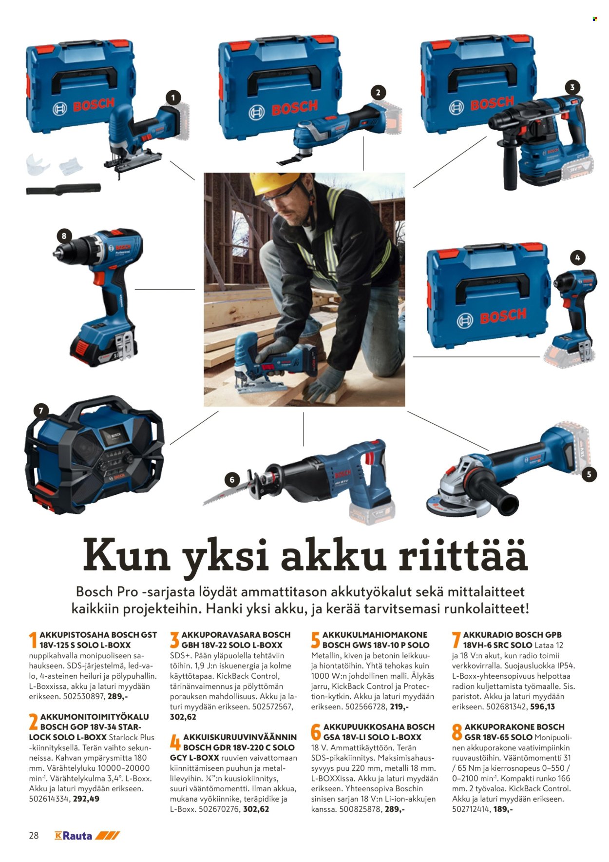 K-Rauta tarjoukset. Sivu 28