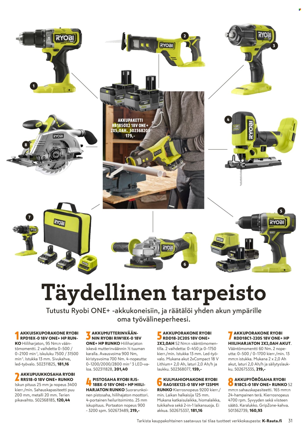 K-Rauta tarjoukset. Sivu 31