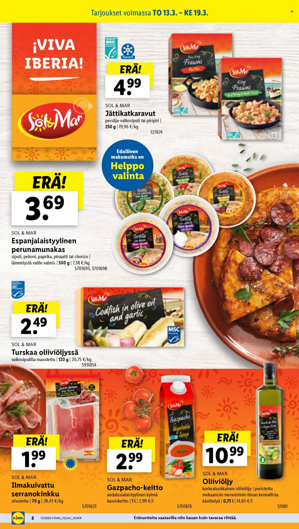 Lidl tarjoukset - 13.03.2025 - 19.03.2025. Sivu 8