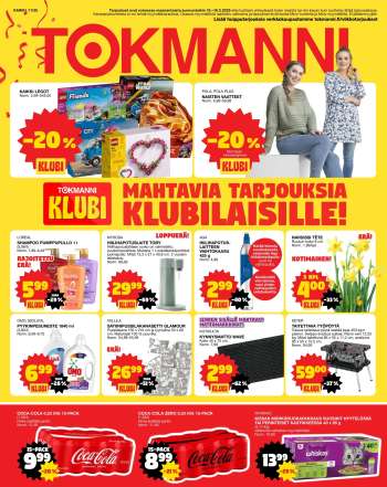 Tokmanni tarjoukset  - 10.03.2025 - 16.03.2025.