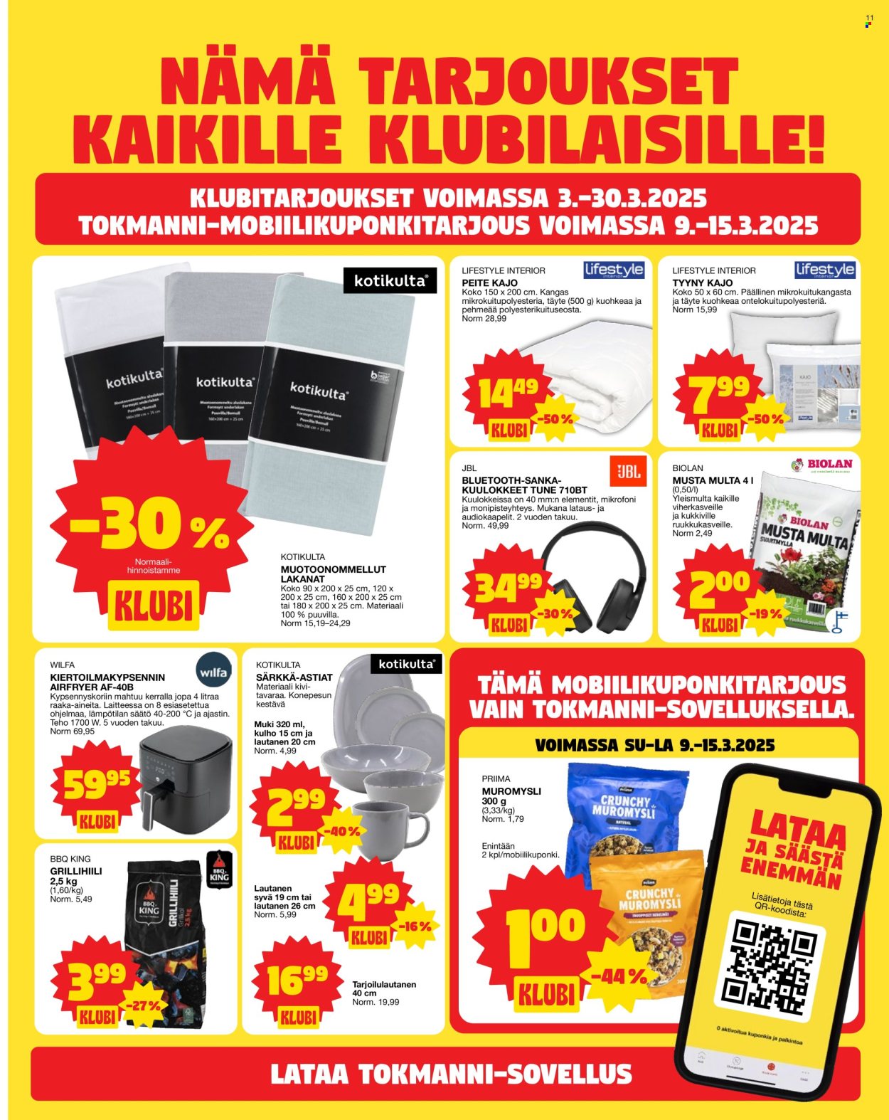 Tokmanni tarjoukset - 10.03.2025 - 16.03.2025. Sivu 11
