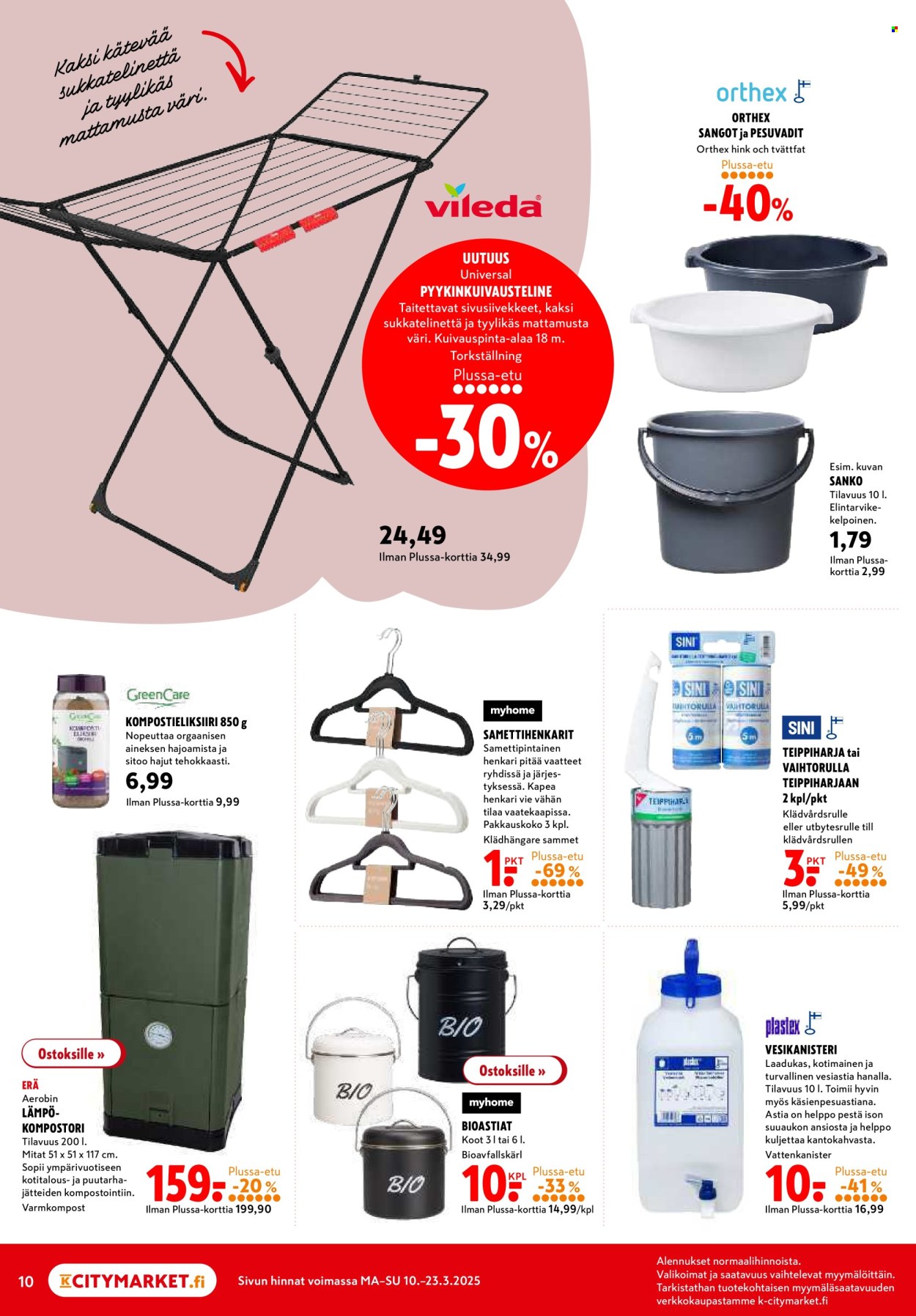 K-citymarket tarjoukset - 10.03.2025 - 23.03.2025. Sivu 10