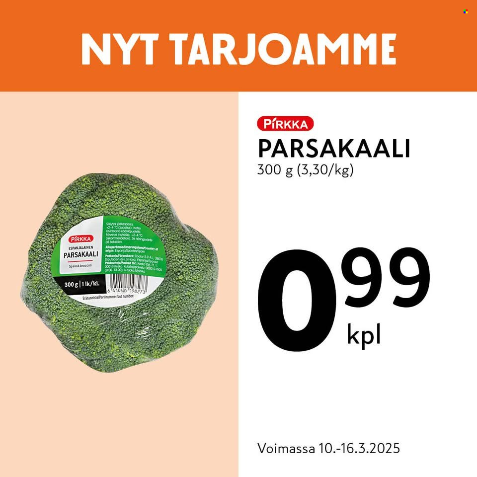 K-market tarjoukset - 10.03.2025 - 16.03.2025. Sivu 1