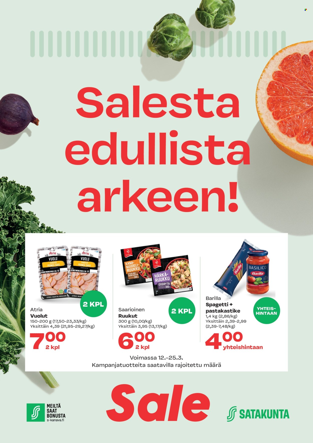 Sale tarjoukset - 12.03.2025 - 25.03.2025. Sivu 1