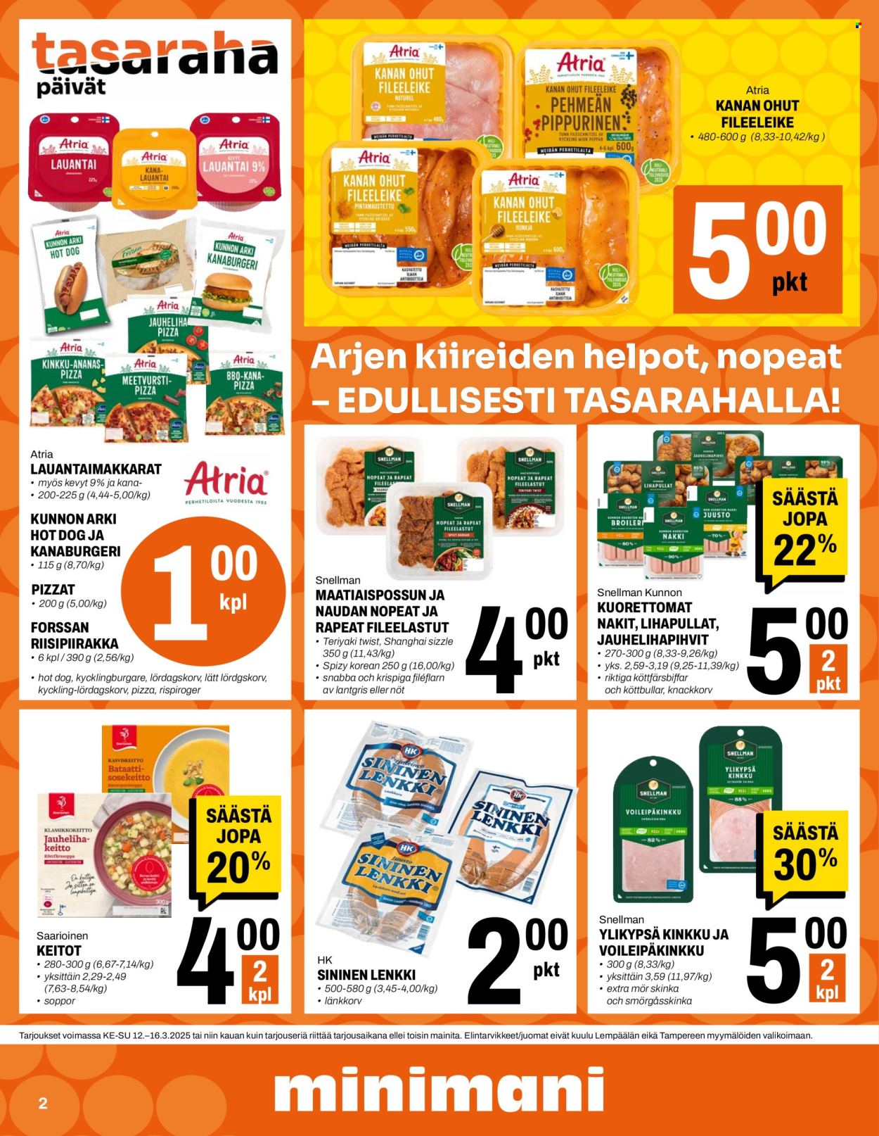 Minimani tarjoukset - 12.03.2025 - 16.03.2025. Sivu 2