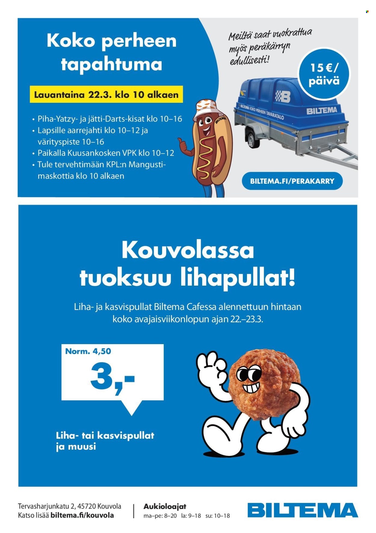 Biltema tarjoukset - 20.03.2025 - 23.03.2025. Sivu 11