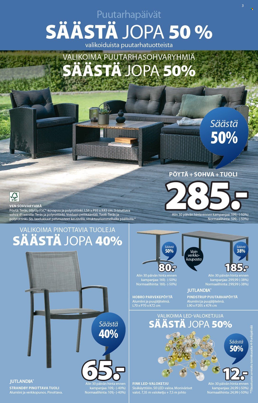 JYSK tarjoukset - 13.03.2025 - 26.03.2025. Sivu 4