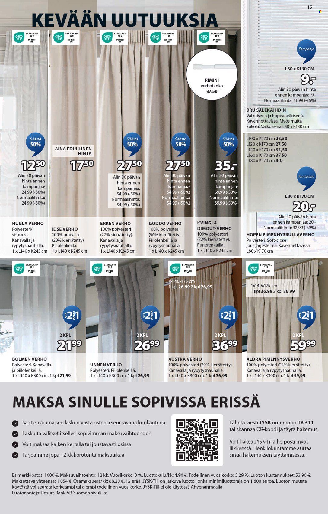 JYSK tarjoukset - 13.03.2025 - 26.03.2025. Sivu 16