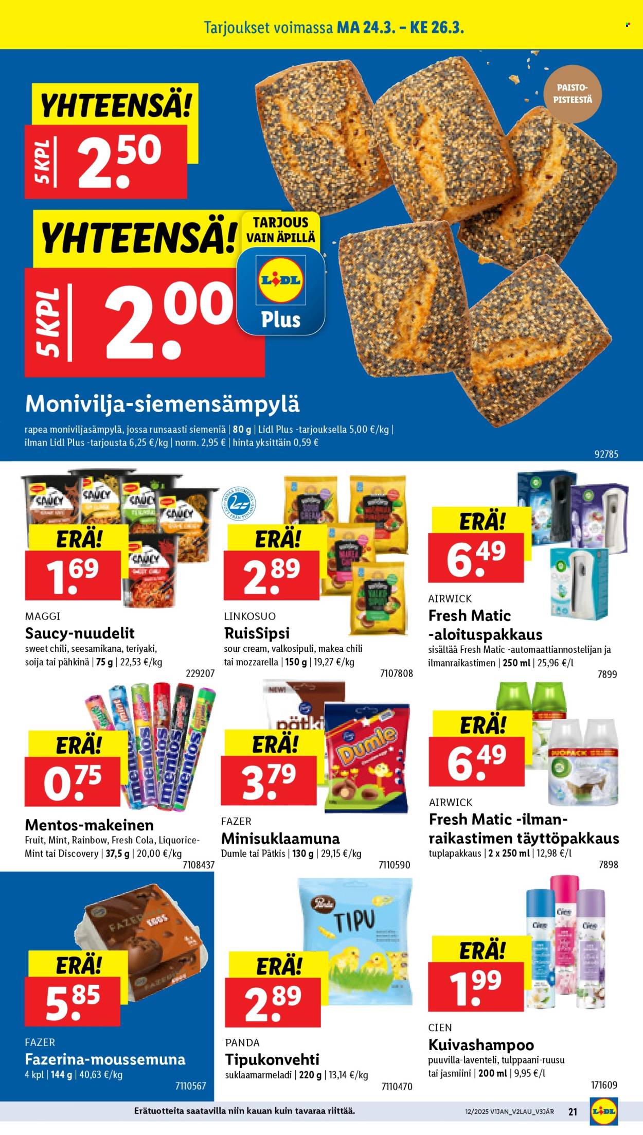 Lidl tarjoukset - 20.03.2025 - 26.03.2025. Sivu 25