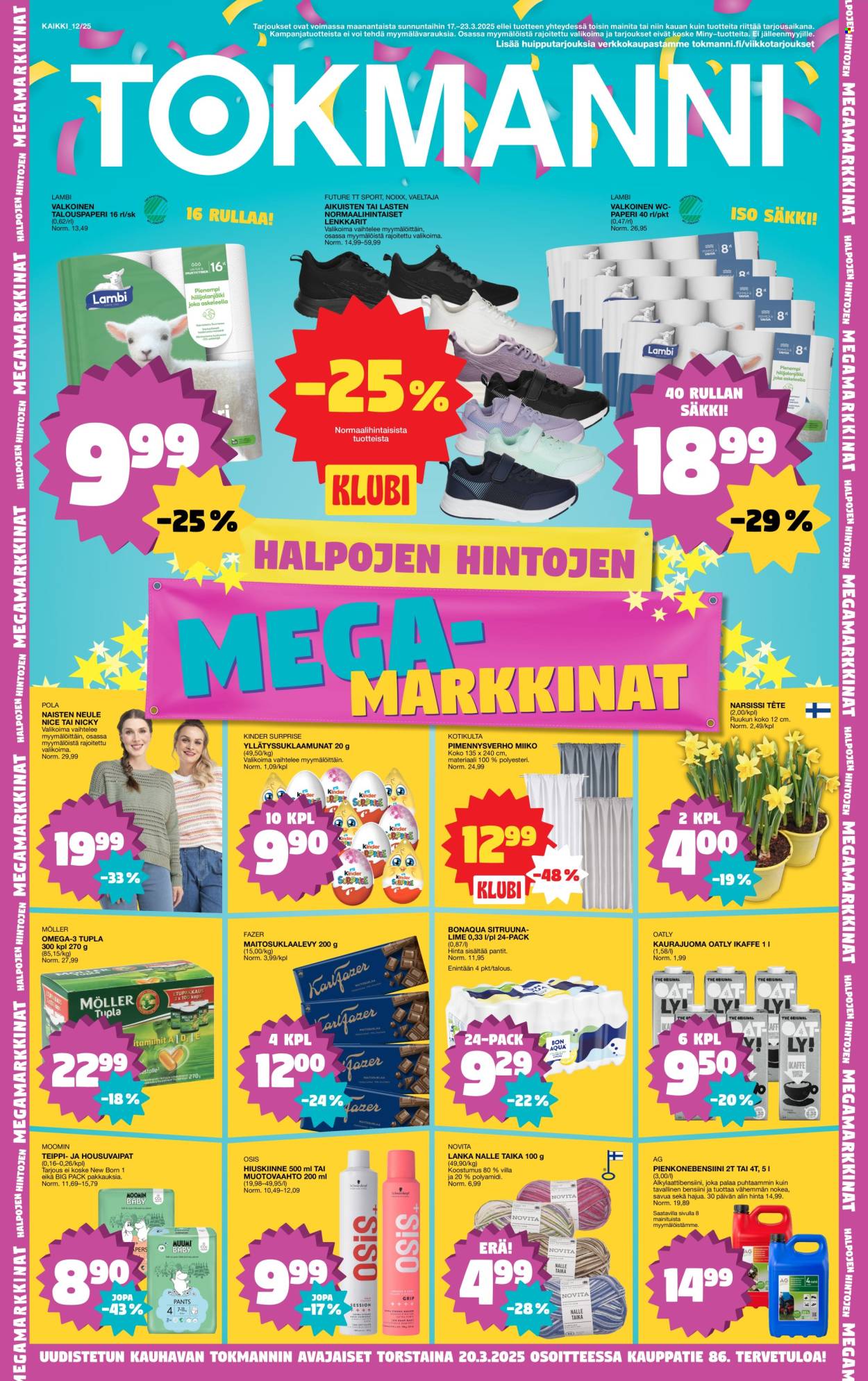 Tokmanni tarjoukset - 17.03.2025 - 23.03.2025. Sivu 1