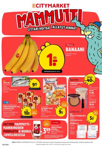 K-citymarket tarjoukset  - 17.03.2025 - 23.03.2025.