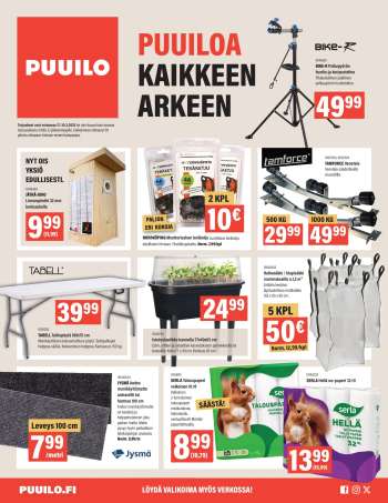 Puuilo tarjoukset  - 17.03.2025 - 30.03.2025.