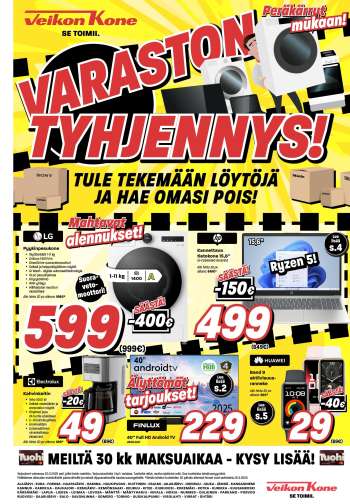 Veikon Kone tarjoukset  - 17.03.2025 - 30.03.2025.
