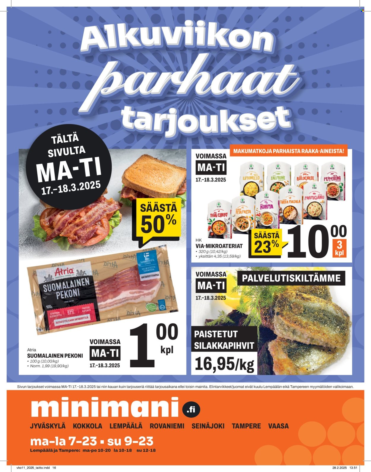 Minimani tarjoukset - 17.03.2025 - 18.03.2025. Sivu 1