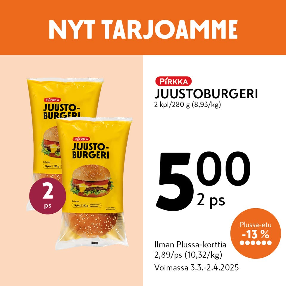 K-market tarjoukset - 03.03.2025 - 02.04.2025. Sivu 3