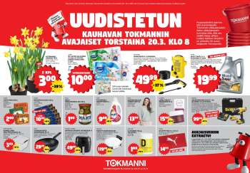Tokmanni tarjoukset  - 20.03.2025 - 23.03.2025.