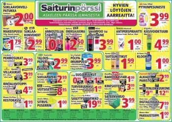 Saiturinpörssi tarjoukset  - 20.03.2025 - 26.03.2025.