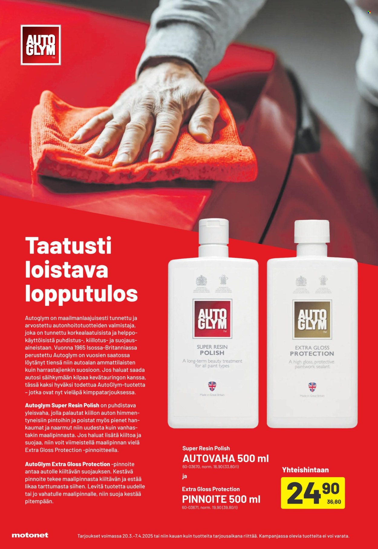 Motonet tarjoukset - 20.03.2025 - 07.04.2025. Sivu 4