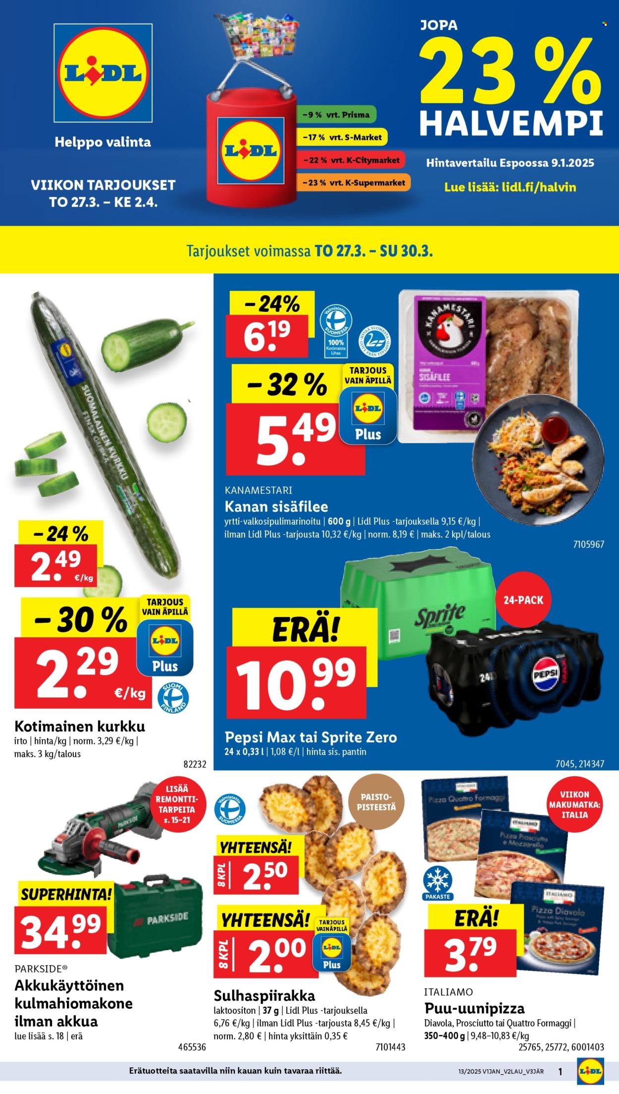 Lidl tarjoukset - 27.03.2025 - 02.04.2025. Sivu 1