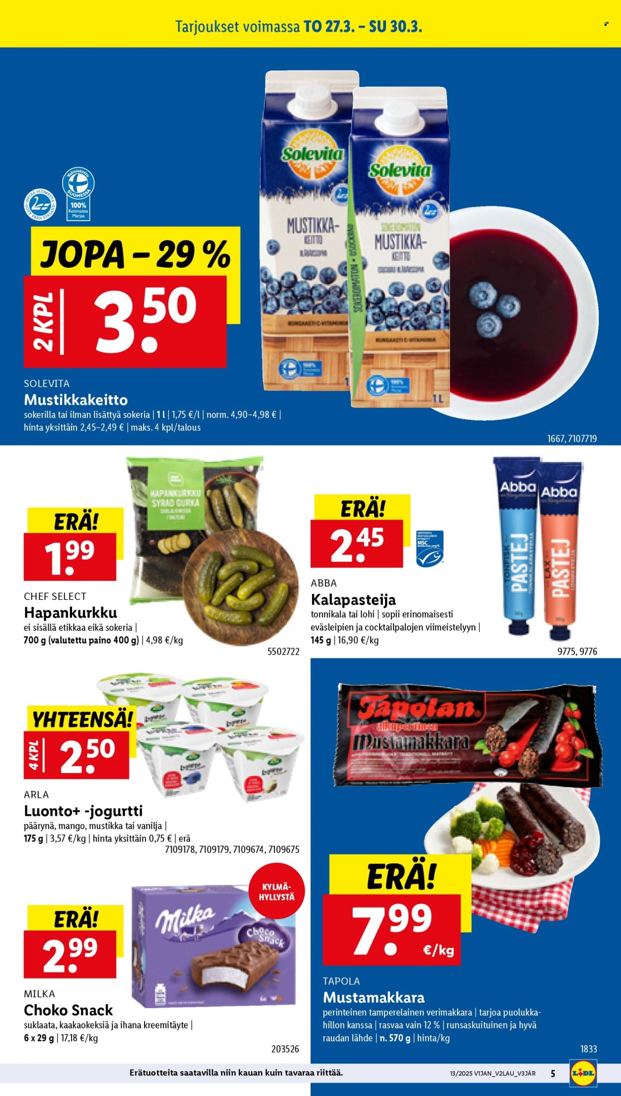 Lidl tarjoukset - 27.03.2025 - 02.04.2025. Sivu 7