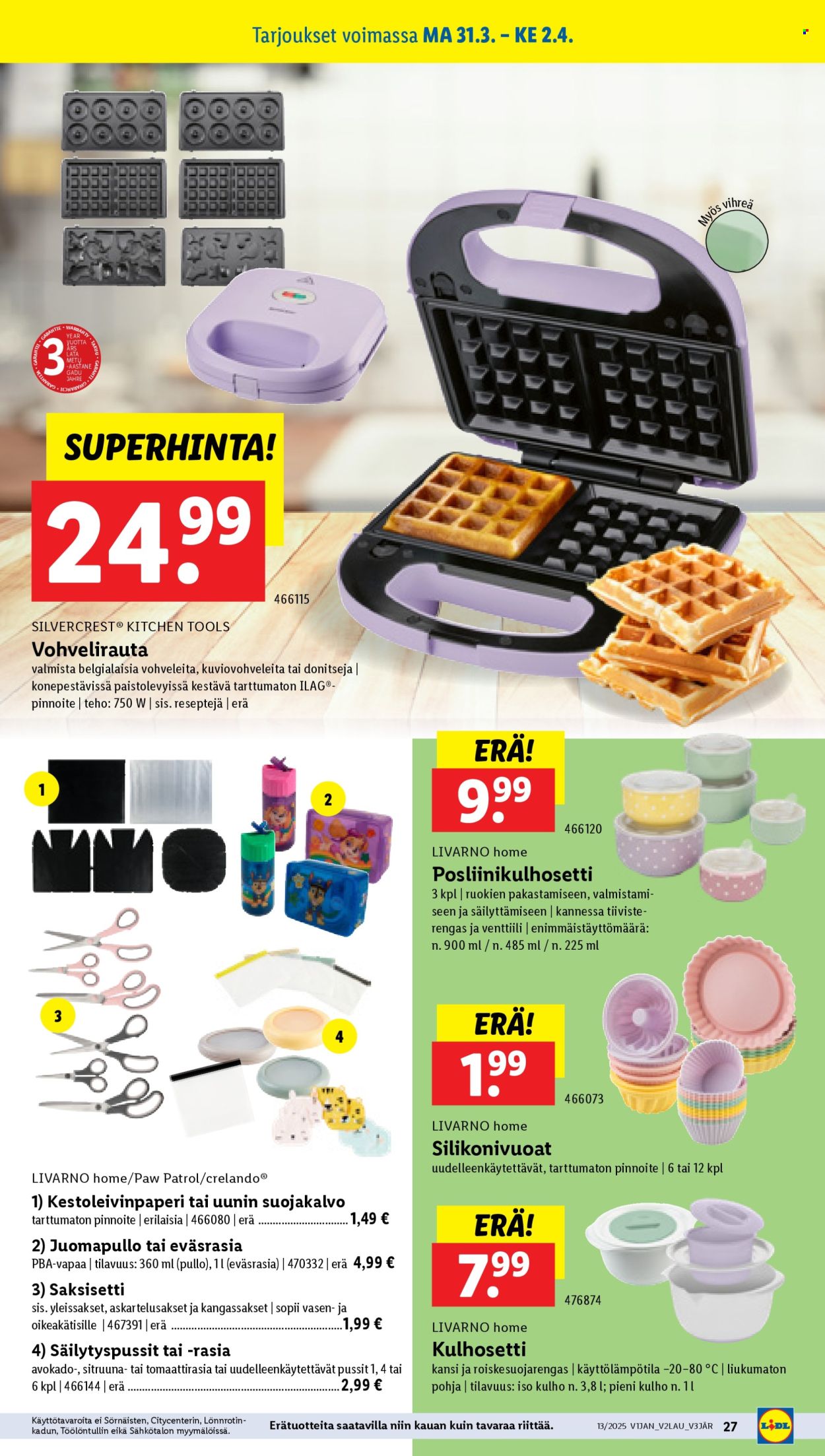 Lidl tarjoukset - 27.03.2025 - 02.04.2025. Sivu 33