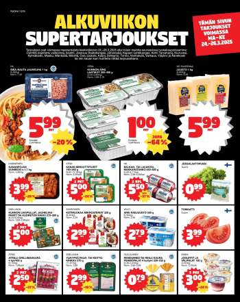 Tokmanni tarjoukset  - 24.03.2025 - 26.03.2025.