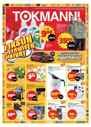 Tokmanni tarjoukset  - 24.03.2025 - 30.03.2025.