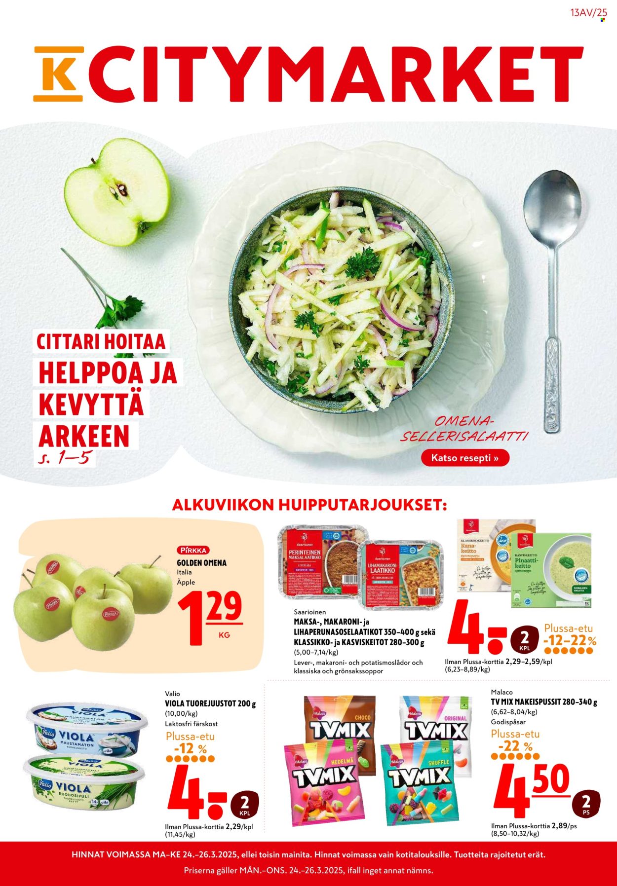 K-citymarket tarjoukset - 24.03.2025 - 30.03.2025. Sivu 1