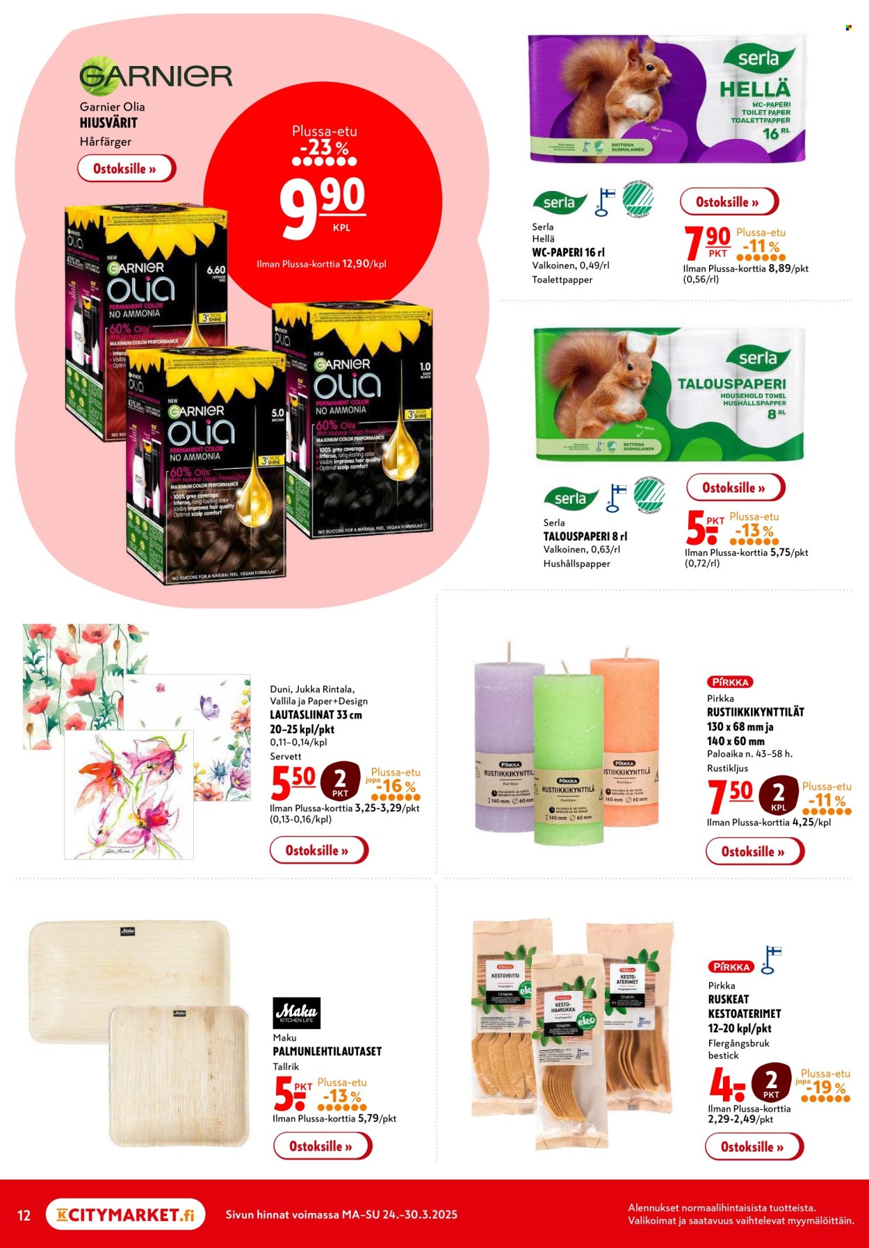 K-citymarket tarjoukset - 24.03.2025 - 30.03.2025. Sivu 12