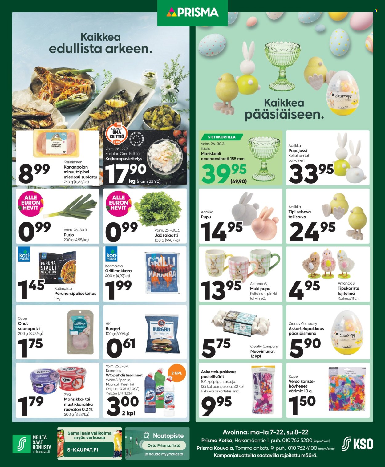 Prisma tarjoukset - 26.03.2025 - 30.03.2025. Sivu 1