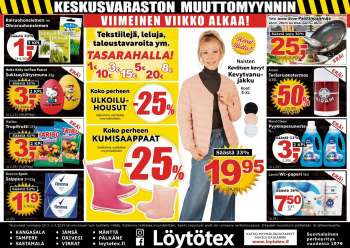 Löytötex tarjoukset  - 26.03.2025 - 01.04.2025.