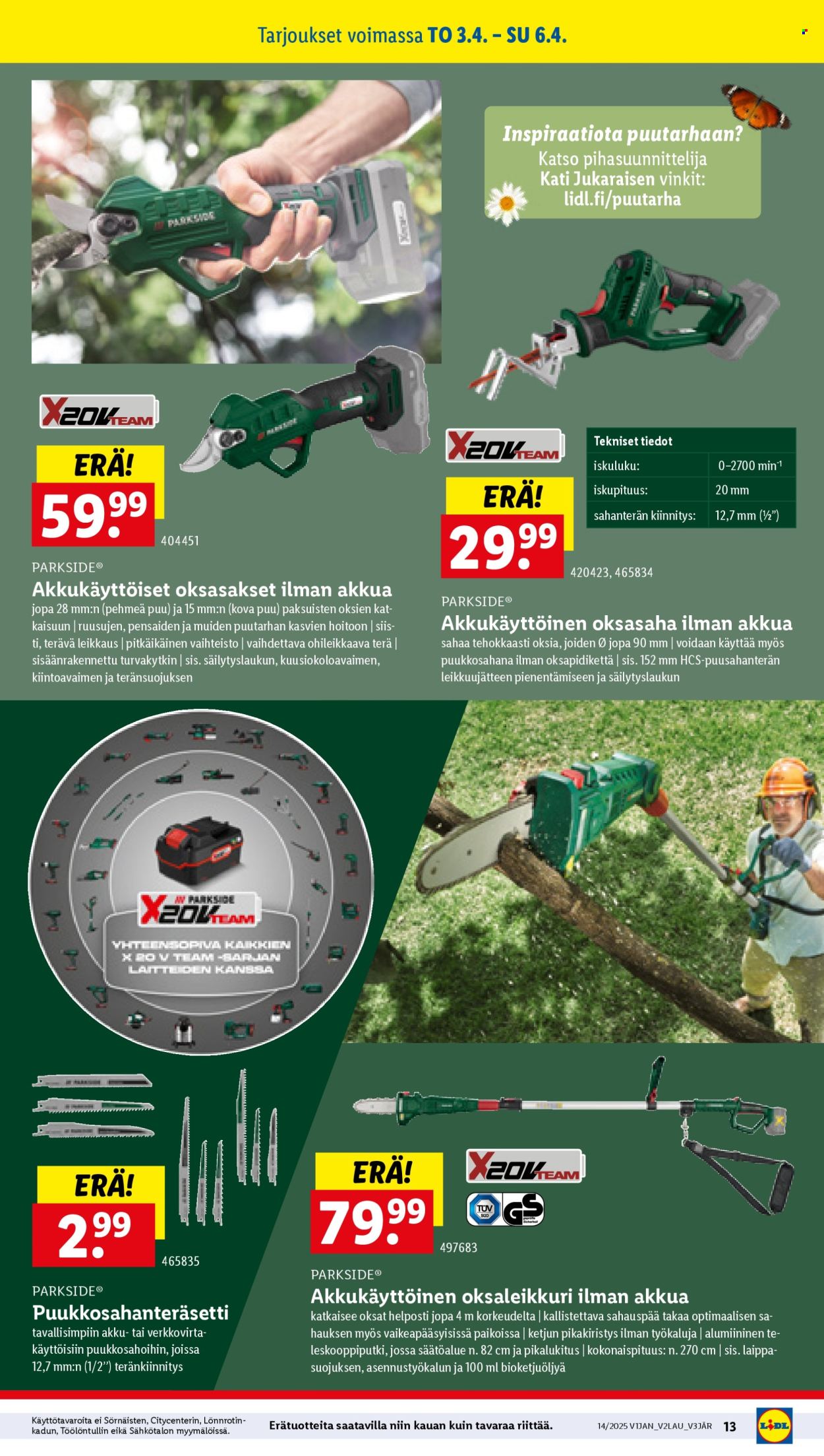 Lidl tarjoukset - 03.04.2025 - 09.04.2025. Sivu 15
