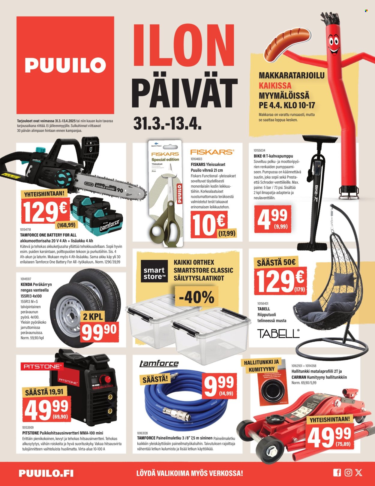 Puuilo tarjoukset - 31.03.2025 - 13.04.2025. Sivu 1